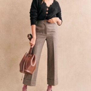 Sezane Damon Trousers in Check